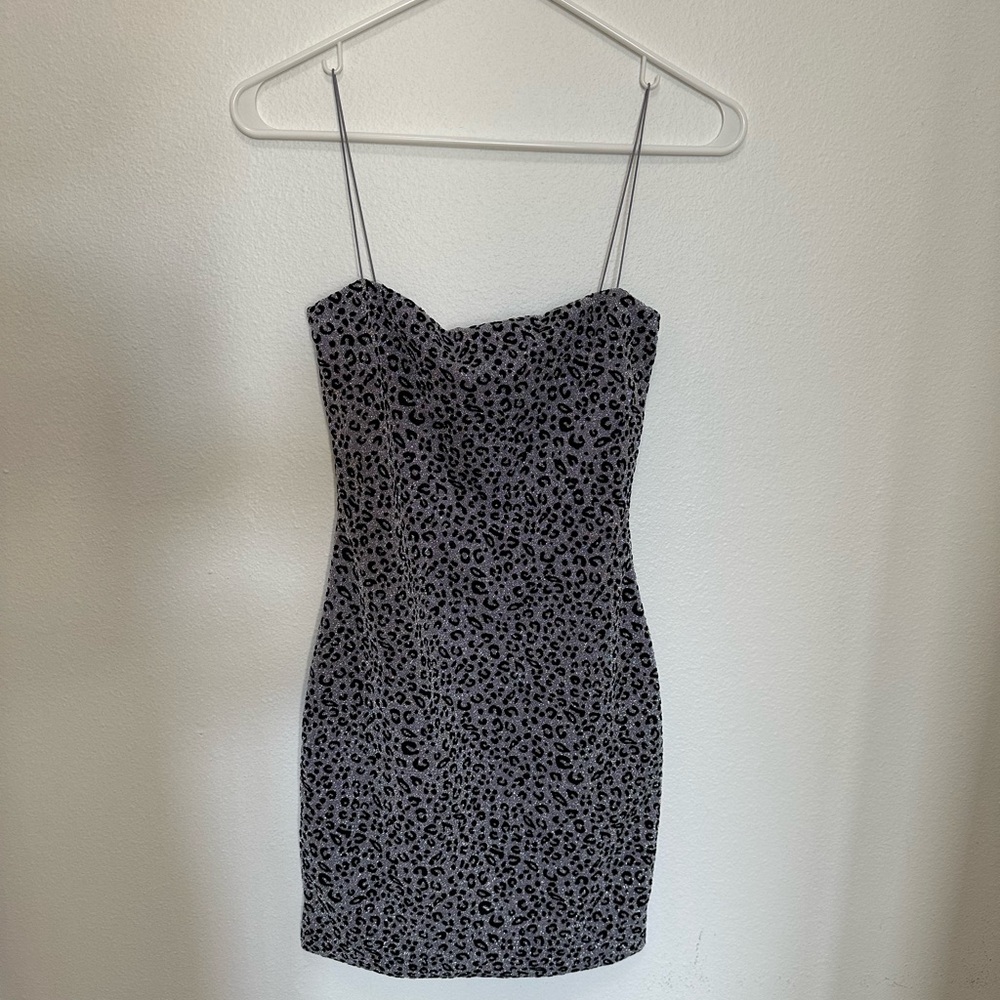 Thin strap bodycon mini dress
